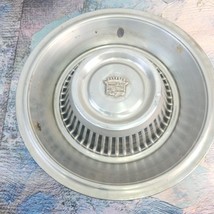 1963-1964 Cadillac Deville Fleetwood 15&quot; Stainless w Black Hub Cap w Emb... - $53.07