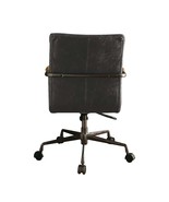 Harith Office Chair, Antique Slate Top Grain Leather - $14,159.25 MXN