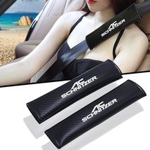 AC Schnitzer Carbon Fiber Embroidered Logo Car Seat Belt Cover Shoulder Pad 2pcs - £11.79 GBP