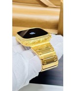 Custom 24k Gold Plated Apple Watch ULTRA 3 49mm Engraved 24k Gold Link Band - €3.885,24 EUR Custom 24k Gold Plated Apple Watch ULTRA 3 49mm Engraved 24k Gold Link Band - €3.885,24 EUR