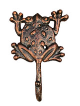 Cast Iron Frog Wall Hook Antique Style  With Hardware Included - £14.28 GBP