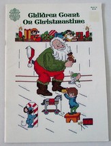 24-Page Booklet Counted Cross Stitch Patterns Children Count on Christmas Time - $9.00