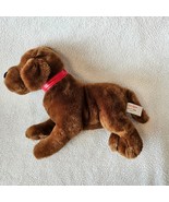 GUND Willis brown puppy dog plush red collar 13127 Irish Setter 13.5&quot; - £23.70 GBP