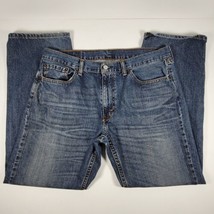 Levis 559 Jeans Mens 34 Straight Relaxed 100% Cotton Medium Wash Denim 3... - $19.96