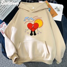 Un Verano Sin Ti Bad Bunny Print Hoodie Kawaii Clothing Aesthetic Loose Sweatshi - £50.04 GBP