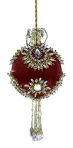 The Cracker Box Arabesque (Red Ball with Gold Accents) - $31.05