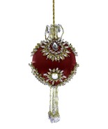 The Cracker Box Arabesque (Red Ball with Gold Accents) - $31.05