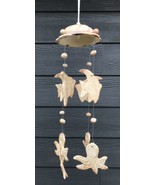 Tranquil Garden Clay Wind Chimes Small Fish Octopus Sea Ocean Asian Hand... - £15.30 GBP