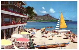 The Reef is Hawaii&#39;s Newest Hotel Diamond Head Hawaii Postcard - £5.54 GBP
