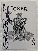 Phil Rizzuto (d. 2007) Autographed Signed Joker Playing Card - £11.94 GBP