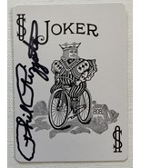 Phil Rizzuto (d. 2007) Autographed Signed Joker Playing Card - £11.79 GBP