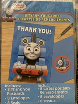 Thomas the Tank Train Engine Thank You Postcards with envelopes and seals 8ct. - £7.79 GBP