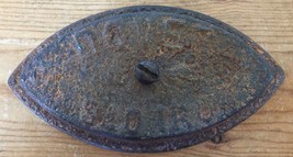 Vintage 1900s Antique Dover Cast Sad Iron Metal Insert 6.5&quot; Long Rusty P... - $24.99