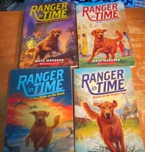 Ranger In Time Series Lot of 4 New Books PB Kate Messner Children&#39;s Chapter Dog - £14.49 GBP