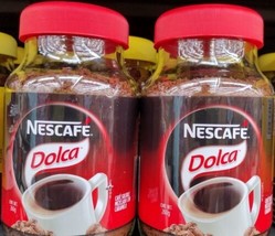 2X NESCAFE DOLCA CAFE INSTANT COFFEE - 2 FRASCOS JUMBO de 260g c/u -ENVI... - $34.82