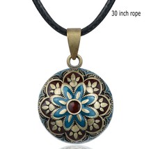 Unique Original Harmony ball Pendant Pregnancy Chime Ball Enamel Craft  Necklace - £28.62 GBP