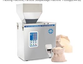 Powder Filling Machine Automatic Particle Packing Subpackage Weighing Fi... - $256.41