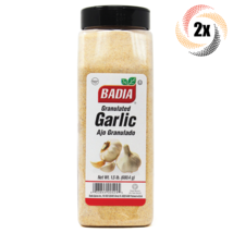 2x Pints Badia Granulated Garlic Seasoning | 1.5LB | Gluten Free | Ajo G... - $35.53