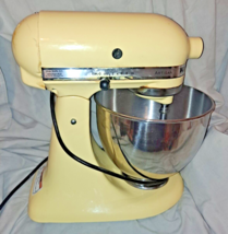 KitchenAid 5-Qt. Ksm150psmy Artisan Tilt Head Stand Yellow 10 Speed Mixer 325W - £172.31 GBP