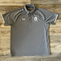 Under Armour Gray Loose Heat Gear Polo XL with other logo - $12.88