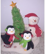 Hallmark Jingle Pals Merry Trio  Rockin Around The Christmas Tree Snowman - £27.23 GBP