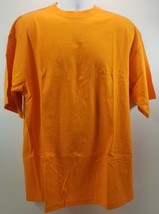 PJ Mark Men&#39;s Orange Work 100% Cotton T-Shirt Size XL - $4.94