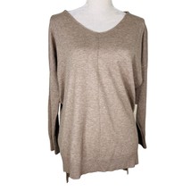 Dreamers Sweaters Small/Medium Taupe Lightweight V-Neck - £26.78 GBP