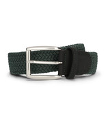 Vegan belt braided elegant with buckle and tapered tip lasting made sust... - £40.99 GBP