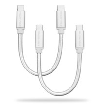2Pcs Short 6Inch Usb-C Type C 3.1 Fast Charging Data Sync Cable Cord Braided Us - £28.30 GBP