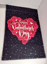 Valentines Day Love Garden Flag 12x18 Inch Double Sided for Outside Roses - £6.78 GBP