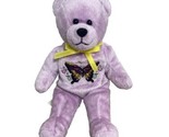 Holy Bears Lavendar Buttery Fly Bear Beanbag Plush Stuffed Animal 9 inch... - $7.07