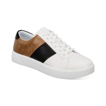 INC International Concepts Men Casual Sneakers Tate Sz US 9.5 Beige Faux Leather - £18.90 GBP