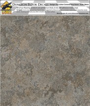 Dungeon Flooring Design 022 Lichen Covered Grey Stone DIY 28mm Miniature Decals - £4.71 GBP