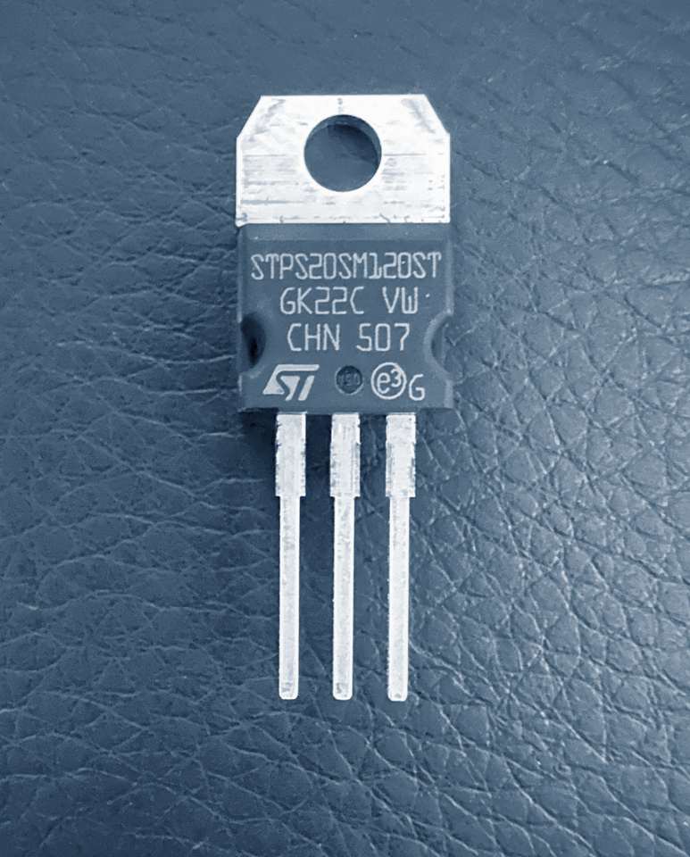 5PCS STPS20SM120ST STM Power Schottky Rectifier 120V 20A Diode TO-220AB - $3.95