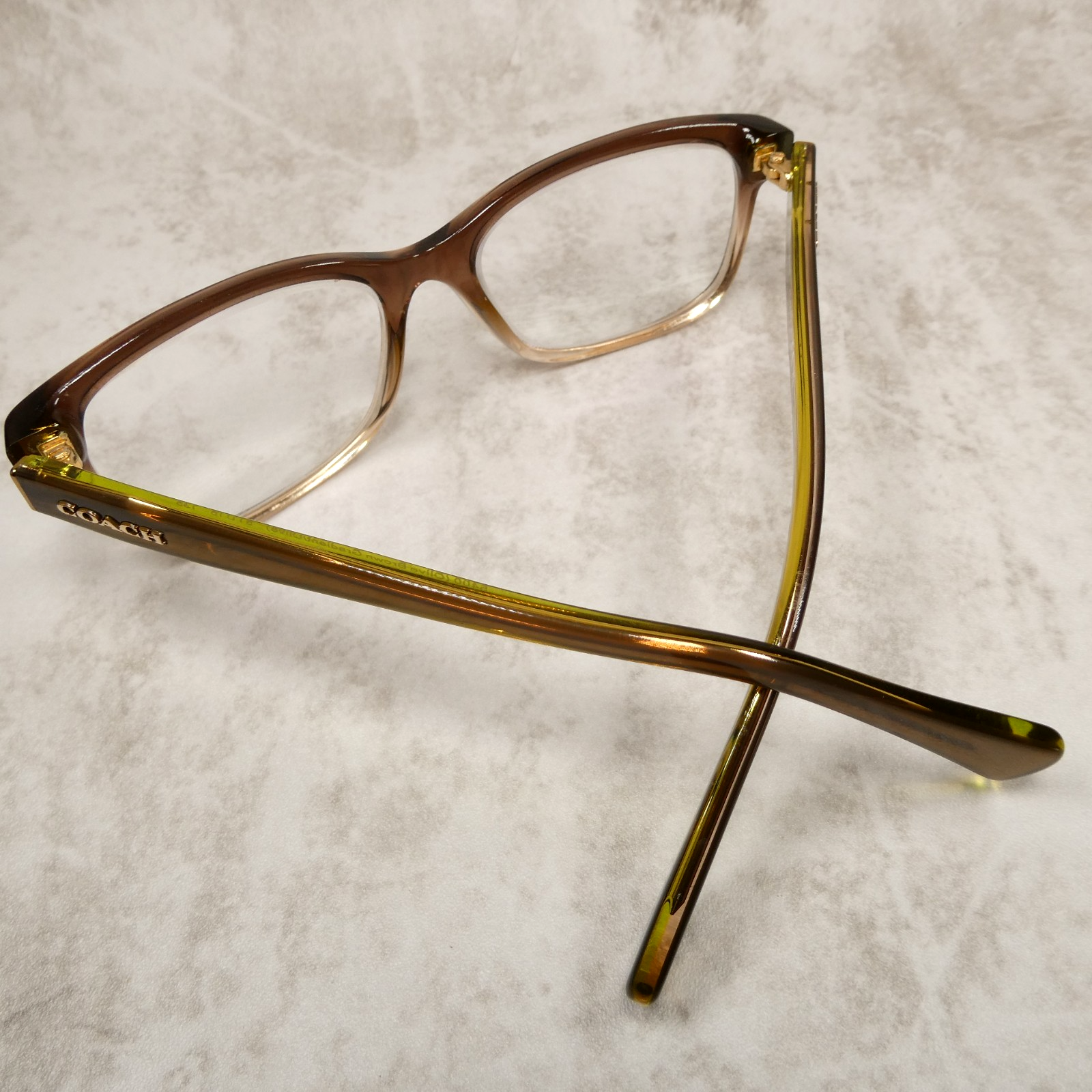 Coach Womens Olive Brown Gradient Eyeglasses FRAMES w/ Case - HC6089 51-16-135 Item image 12