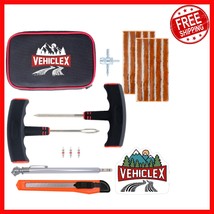 Portable Tire Repair Kit for Cars, ATVs, and Tractors - Includes 10 Plug... - $524.15 MXN