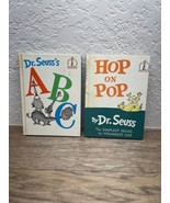 Lot of 2 Dr Seuss Books Beginner Books ABC Hop on Pop KG JD - $7.91