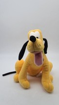 RARE Disney Store Bean  Pluto Dog 16&quot; Plush Stuffed Animal w/ Collar CLEAN  - £19.04 GBP