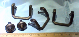 Antique Brass Drawer Cabinet Pulls and Knobs Set - €8,70 EUR