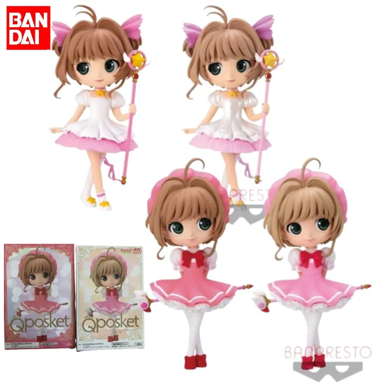 BANPRESTO Genuine Cardcaptor Sakura Anime Qposket Kinomoto Sakura Action Figure - £31.31 GBP+