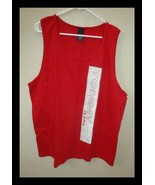 Tommy Jeans Red Sleeveless Tee Tank Shirt - €25,88 EUR