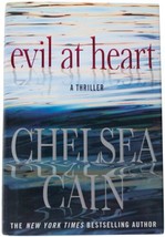 Chelsea Cain Evil At Heart Signed 1ST Edition Serial Killer Detective Hc Novel - £17.64 GBP