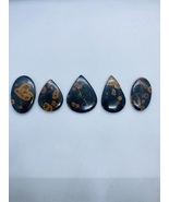 Special Sale,Good Quality Black Obsidian, five Peace - £11.01 GBP