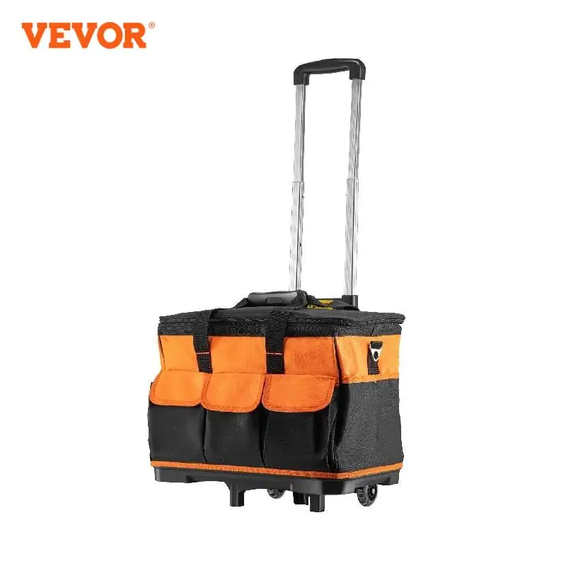 VEVOR Tool Bag 14/18in Portable 600D Electrican Repair 17 Pockets Folding Large - £69.04 GBP+