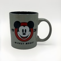 Disney &quot; 1928 &quot; Mickey Mouse Ceramic, Coffee Tea Cup, 12 oz Grey Black R... - $452.33 MXN