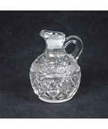 Imperial Glass Cape Cod Clear Oil Vinegar Handled Cruet 4&quot; High FLAW NO ... - $5.95