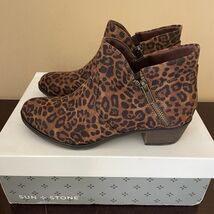 Sun + Stone Abby Insole Block Ankle Boots - $27.91