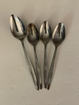 Vintage Ekco Eterna Mary Jane Stainless Steel Flatware 3 Teaspoons 1 Tablespoon - £16.09 GBP