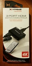 Xtreme Black HDMI Switch 1 Input 3 outputs Switch between 3 HDMI Devices - $18.69