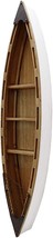 Solid Wood Boat 3-Tier Shelves Bookcase Decor 47”H Nautical WoodBoat Decoration - £103.01 GBP